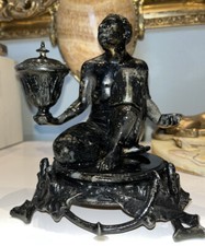 Nubian or Moorish character inkwell, early 20th century