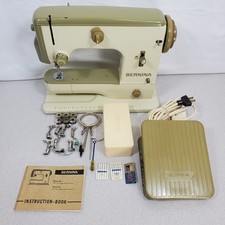 Vintage Bernina 600 Sewing Machine Portable w/Foot Pedal & Accessories Works