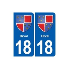 18 Orval blason autocollant