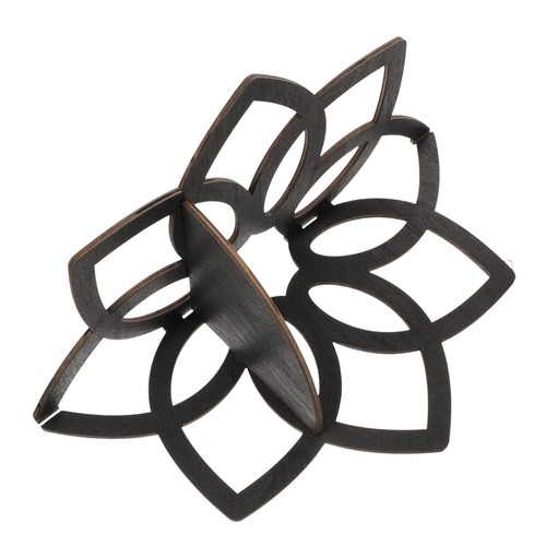 Wooden mandala corner rack - mandala,