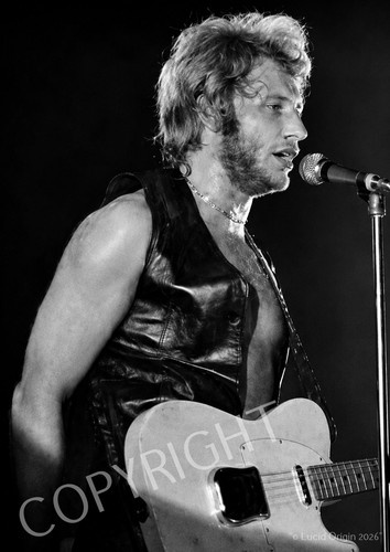 Photo johnny hallyday - a4,