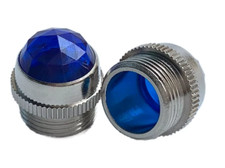 X1 BOUTON JEWEL BLEU FENDER POUR AMPLI TYPE FENDER  / X1 BLUE LAMP JEWEL AMP