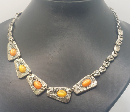 Ancien collier métal - collier,,