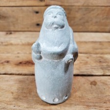 Isabelle Bloom Santa With Red Bird and Sack 2005 Signed