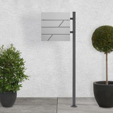 Boîte à lettres gris clair