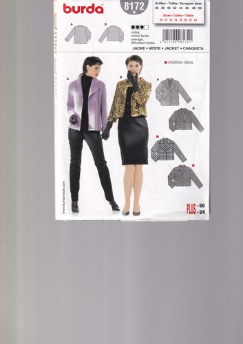 Patron burda 8172 spencer - burda,