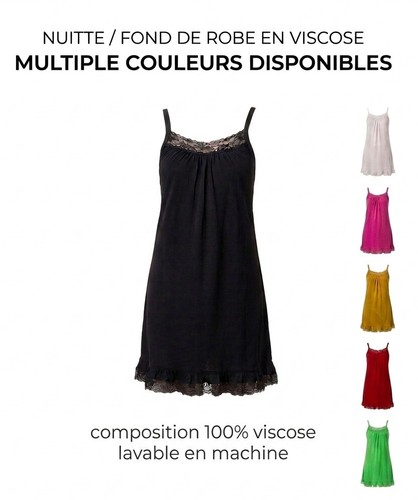 Fond robe nuisette - fond, femme