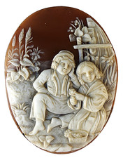 ANTIK KAMEE CAMEO COQUILLE