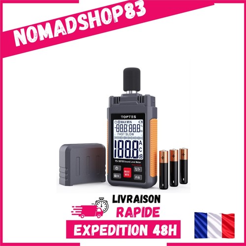 Sonomètre toptes 501b - sonomètre, lcd