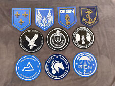 Grande plaque emblèmes Armée de terre/gendarmerie Française/police/GIGN