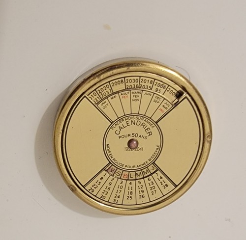 Calendrier perpétuel ans - 50,