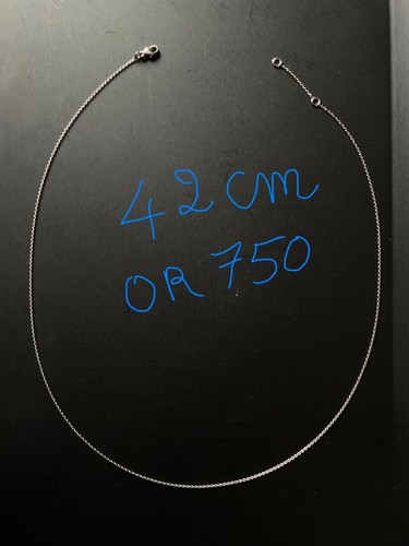 Chaîne carats 42 cm - 18,