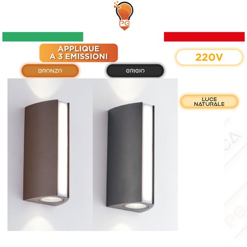 Intec applique led 14w double - intec,