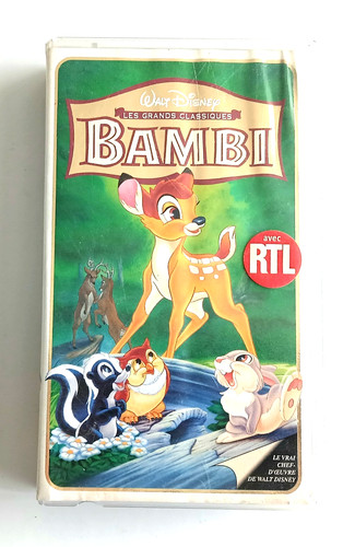 Bambi cassette vidéo - vidéo, vhs