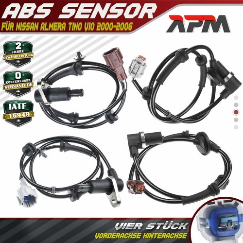 Capteur abs vitesse - 4x, avant