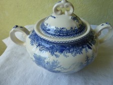 Sugar bowl Villeroy & Boch Mettlach France Saar Economie Union Burgeland