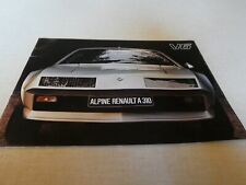 RENAULT ALPINE A310 V6  1978