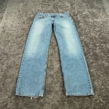 Vintage Levis 529 Jeans Men 32x33 Blue Light Denim Low Rise Straight Y2K Tag: 34