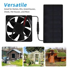 Solar Powered Fan For Outdoor
