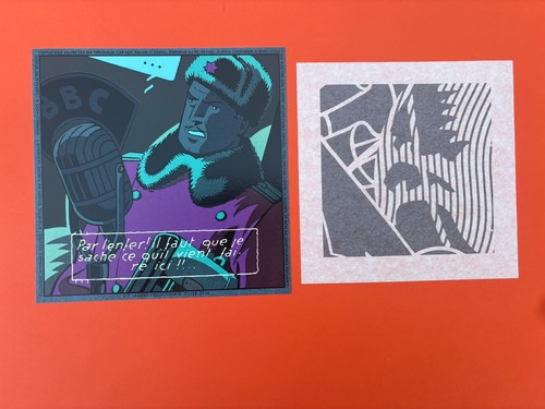 Jacobs serigraphie carte - jacobs, de