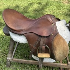 Stubben Siegfried 17.5" English Jump All Purpose Saddle 30cm Tree Switzerland