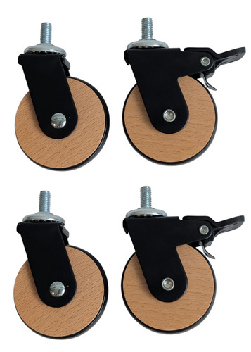 Meubles bois 62 roulette - bois, Ø