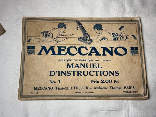 Ancien manuel instruction - manuel, d'instruction