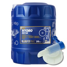 20 L Litre Bidon MANNOL Huile Hydraulique Iso 46 Hlp 46 + Robinet Industrie