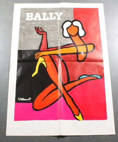 Affiche ancienne villemot - ancienne,