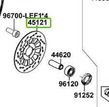 DISQUE DE FREIN KYMCO PULSAR