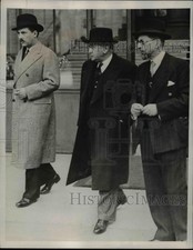 1938 Press Photo Guy La Chambre French Minister of Air & Edquard Daladier