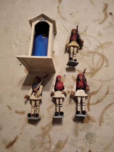 Lot soldats grecs avec - soldats,
