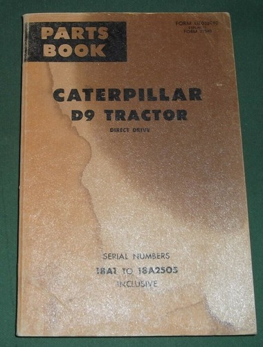 Cat caterpillar tracteur - d9-d,