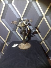 old art deco lamp base for shell or tulip Muller Degué Daum Schneider