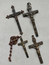 lot 4 Grandes croix pendentifs