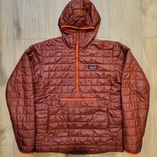 Patagonia Nano Puff Bivy Pullover Hoody Jacket - Red - Size Medium