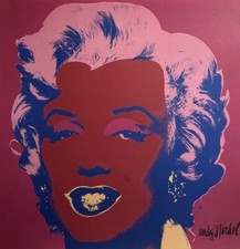 Andy Warhol : Lithographie grand format 60 Par 60 cm