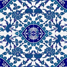 Carrelage Mural Iznik Turc Coloré 20x20 cm Idéal pour Dosseret De Cuisine - Erol