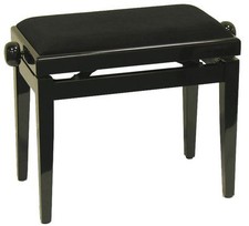 Tabouret de Piano + Banc Noir+