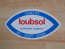 Sticker / sticker glasses LOUBSOL ski, sport, sun