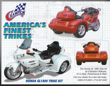 Champion Honda Gold Wing GL 1800 Trike Kit 2008 USA Market Single Sheet Brochure