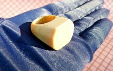 ANTIQUE VINTAGE FANCY KNIGHT RING circa 1940, size 50