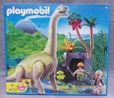 PLAYMOBIL 4172 brachiosaure dinosaure rocher expédition explorateurs BOITE NEUVE