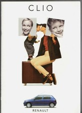 Renault Clio 1994-95 UK Market Sales Brochure 16v Baccara RSi RT RN RL Prima
