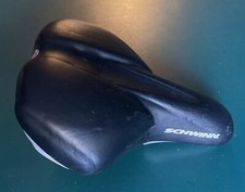 Vintage Schwinn Velo Comfort Hybrid Bike Saddle Black 250/180mm Seat
