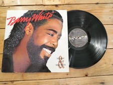 BARRY WHITE THE RIGHT NIGHT & BARRY WHITE LP 33T VINYLE EX COVER VG+ ORIGIN 1987