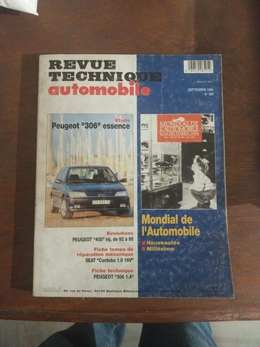 Revue technique peugeot 306 - technique,