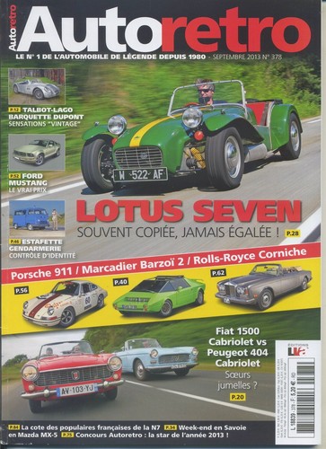 Auto retro 378 - auto, n°378