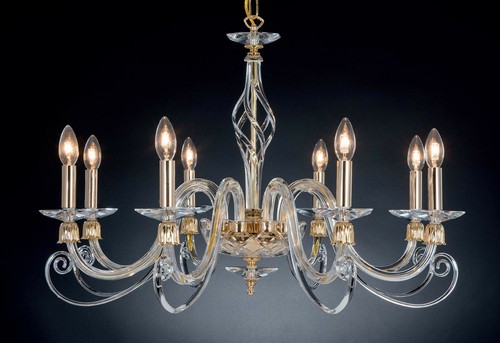 Lustre classique cristal à - classique, en