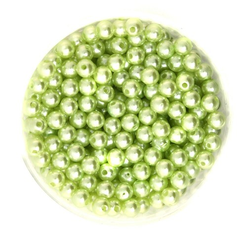 Perles 6mm imitation - perles,